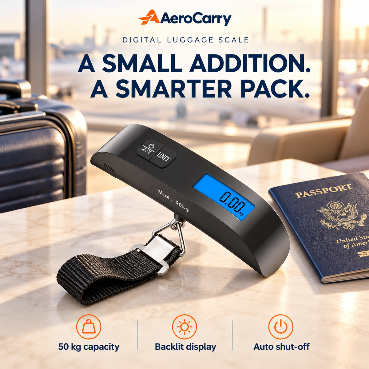 AreoCarry Digital Luggage Scale