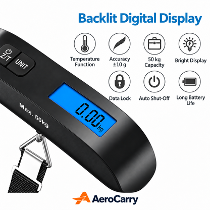 AreoCarry Digital Luggage Scale